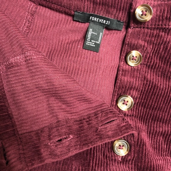 Forever 21 Button Up Mini Skirt - Picture 2 of 8